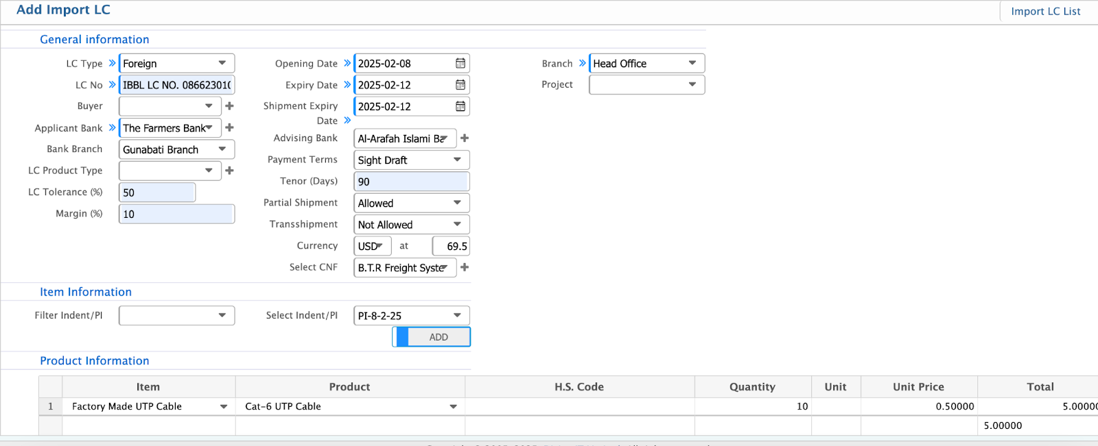 installation and setup of budget module